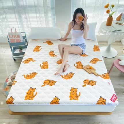 鑫钰 2023新款小老虎印花抗菌床垫 金桔虎