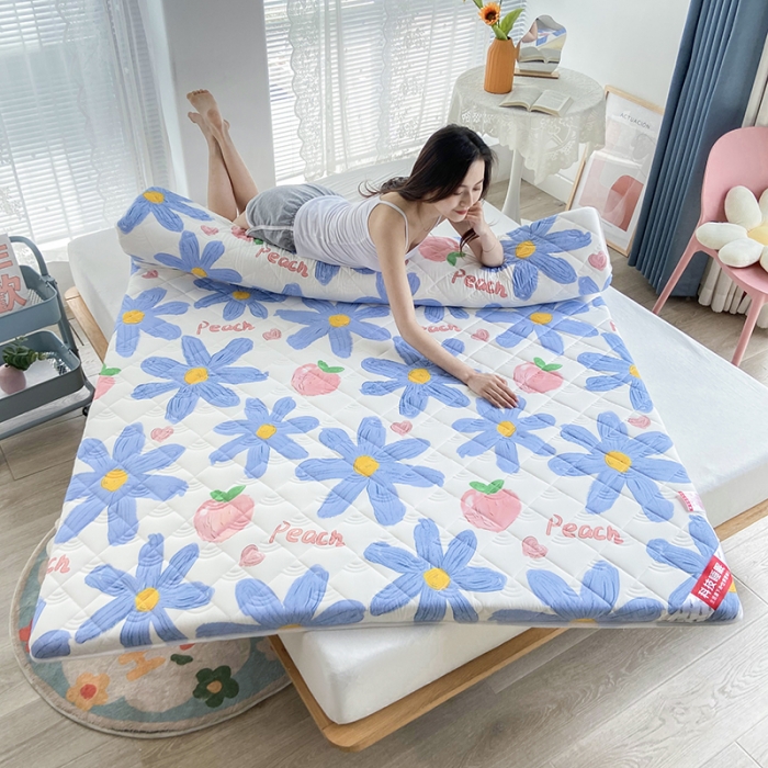 91家纺网 家纺一手货源 找家纺 鑫钰 2023新款小老虎印花抗菌床垫 陌颜兰