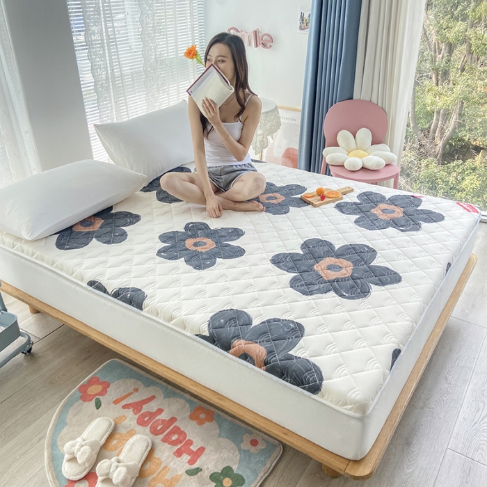 91家纺网 家纺一手货源 找家纺 鑫钰 2023新款小老虎印花抗菌床垫 奈思-黑