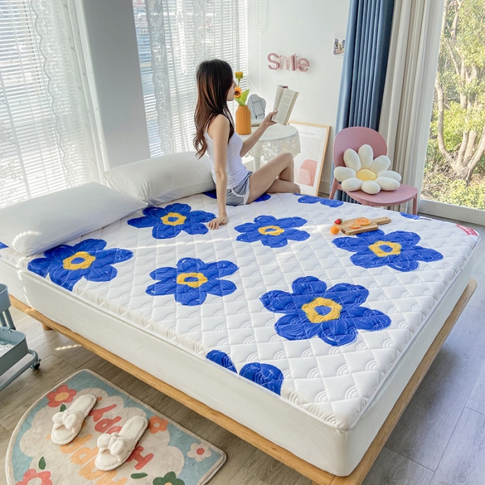 91家纺网 家纺一手货源 找家纺 鑫钰 2023新款小老虎印花抗菌床垫 奈思-兰