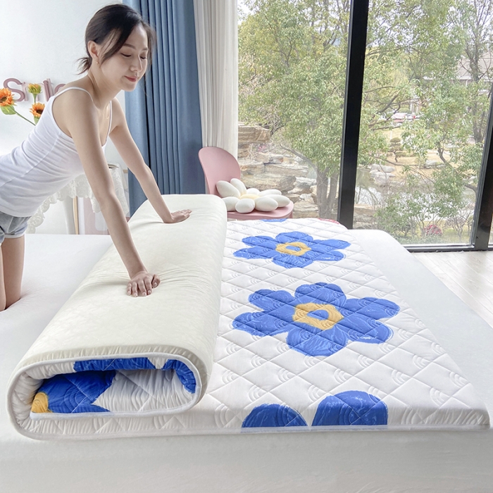 91家纺网 家纺一手货源 找家纺 鑫钰 2023新款小老虎印花抗菌床垫 奈思-兰