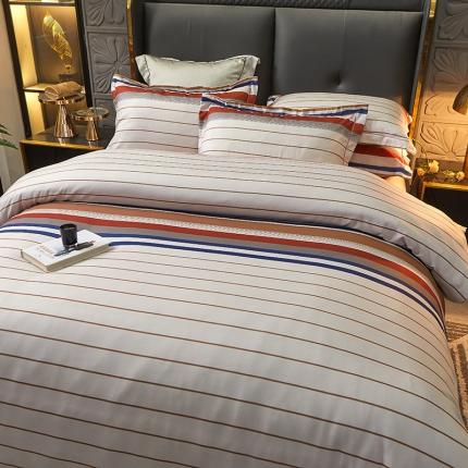 91家纺网 家纺一手货源 找家纺 （总）富之航 2023大版数码印花雅棉磨毛四件套