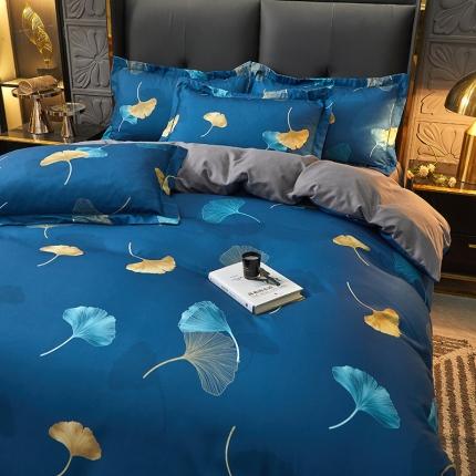 91家纺网 家纺一手货源 找家纺 （总）富之航 2023大版数码印花雅棉磨毛四件套