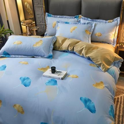 91家纺网 家纺一手货源 找家纺 （总）富之航 2023大版数码印花雅棉磨毛四件套