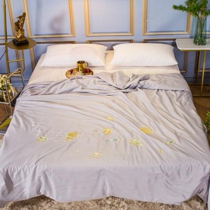 91家纺网 家纺一手货源 找家纺 （总）尚品本色 2023新款天丝绣花夏被夏凉被