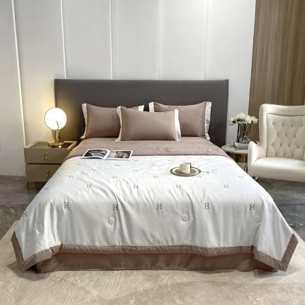 91家纺网 家纺一手货源 找家纺 （总）优悦生活馆 2022新款冰丝夏被四件套