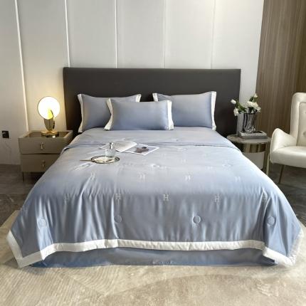 91家纺网 家纺一手货源 找家纺 （总）优悦生活馆 2022新款冰丝夏被四件套