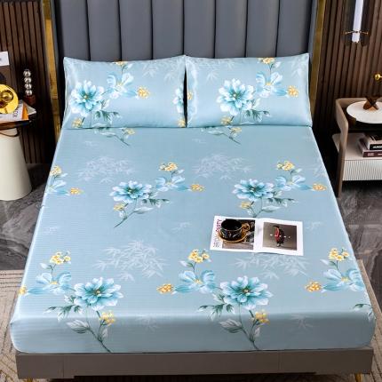 91家纺网 家纺一手货源 找家纺 （总）纽缦 2023新款冰丝凉席三件套床笠款