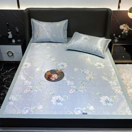 91家纺网 家纺一手货源 找家纺 （总）安哆啦 2022新款600D加厚冰丝凉席