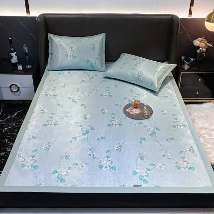 91家纺网 家纺一手货源 找家纺 （总）安哆啦 2022新款600D加厚冰丝凉席