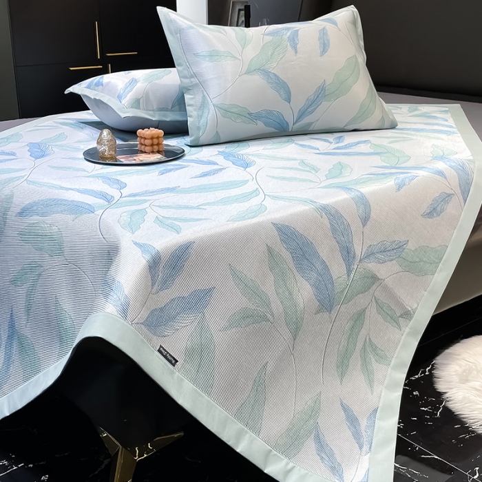 91家纺网 家纺一手货源 找家纺 （总）安哆啦 2022新款600D加厚冰丝凉席