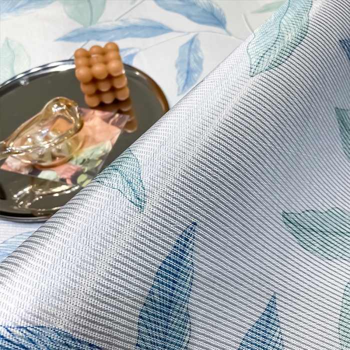 91家纺网 家纺一手货源 找家纺 安哆啦 2022新款600D加厚冰丝凉席 北欧叶