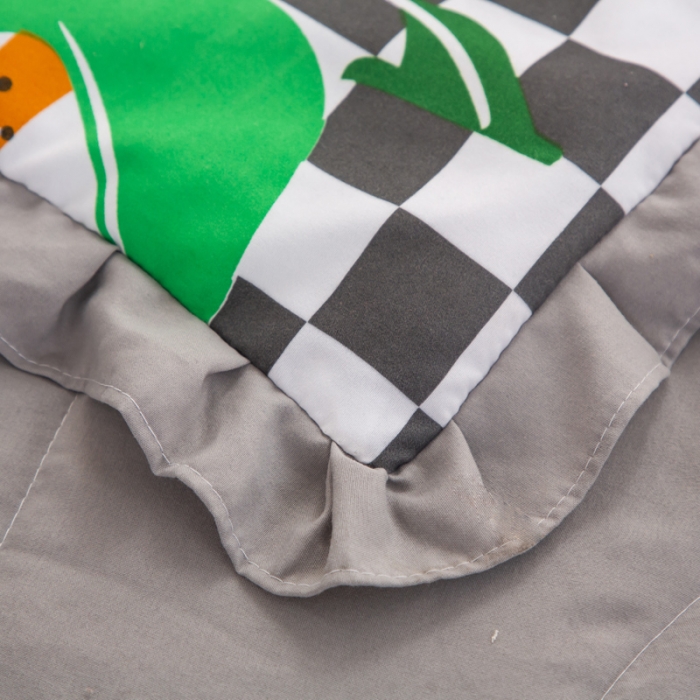 91家纺网 家纺一手货源 找家纺 斯卡诺2023韩版花边洛卡棉夏被四件套小香丝夏凉被牛油果