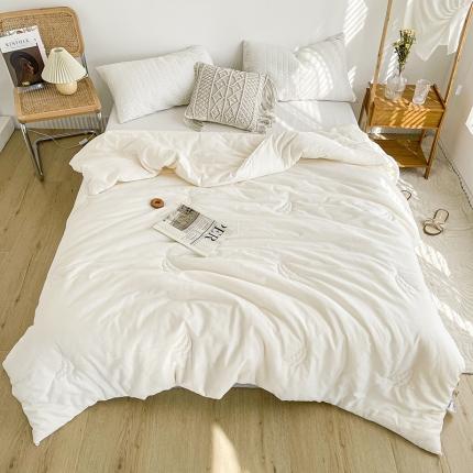 91家纺网 家纺一手货源 找家纺 心悦 2024新款A类全棉原棉婴儿级大豆被夏被春秋被