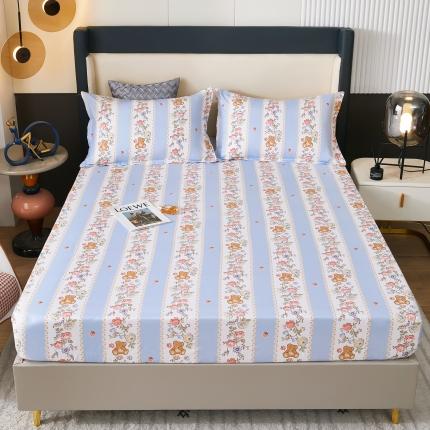 91家纺网 家纺一手货源 找家纺 （总）衿成家纺 2025新款加厚纯色磨毛床笠