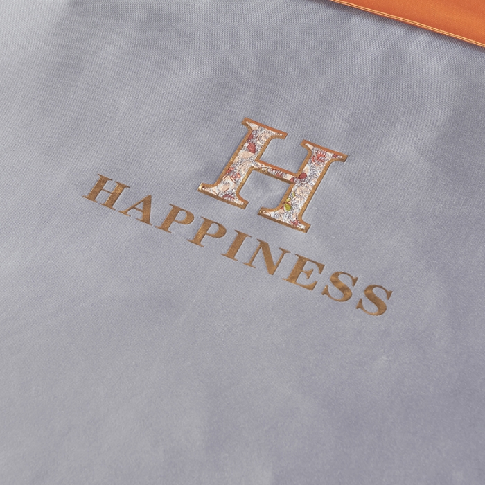 91家纺网 家纺一手货源 找家纺 不打烊家纺 2022新款欧洲尼美容床罩系列套件春意盎然-灰色