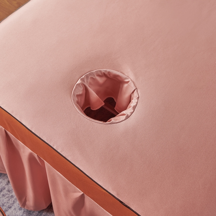 91家纺网 家纺一手货源 找家纺 不打烊家纺 2022新款欧洲尼美容床罩系列套件春意盎然-玉色