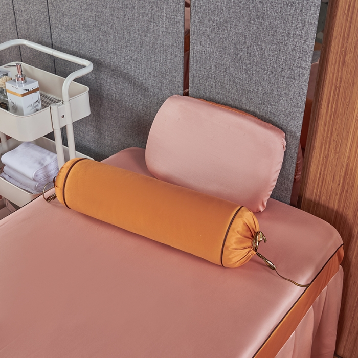 91家纺网 家纺一手货源 找家纺 不打烊家纺 2022新款欧洲尼美容床罩系列套件春意盎然-玉色