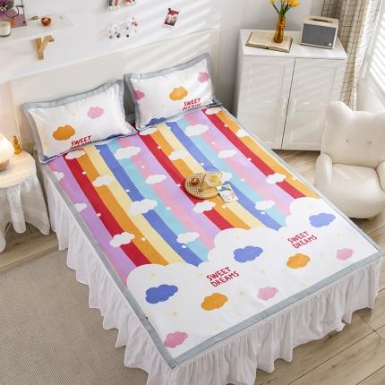 91家纺网 家纺一手货源 找家纺 （总）琪格格 2022新款复合冰丝席凉席