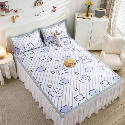 91家纺网 家纺一手货源 找家纺 （总）琪格格 2022新款复合冰丝席凉席