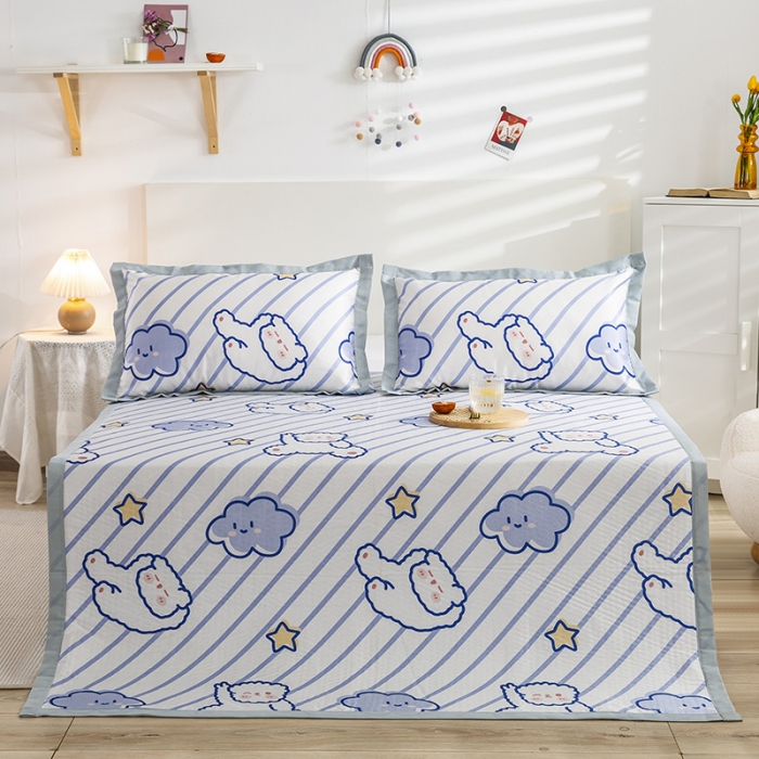 91家纺网 家纺一手货源 找家纺 （总）琪格格 2022新款复合冰丝席凉席