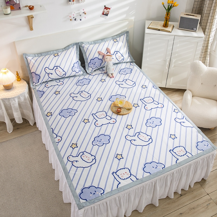 91家纺网 家纺一手货源 找家纺 （总）琪格格 2022新款复合冰丝席凉席