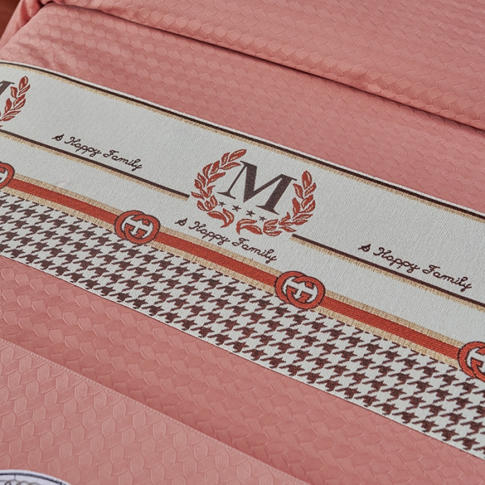 91家纺网 家纺一手货源 找家纺 不打烊家纺 2022新款焕彩尼美容床罩系列套件-如约而至 如约而至-玉色