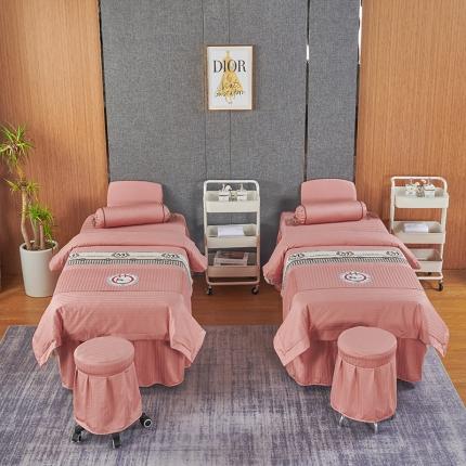 不打烊家纺 2022新款焕彩尼美容床罩系列套件-如约而至 如约而至-玉色