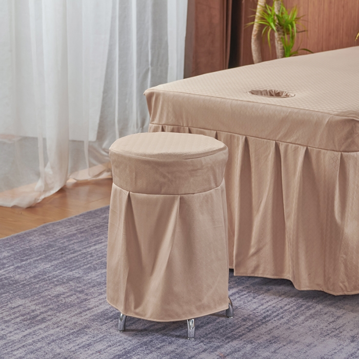 91家纺网 家纺一手货源 找家纺 不打烊家纺 2022新款焕彩尼美容床罩系列套件山清水秀-驼色