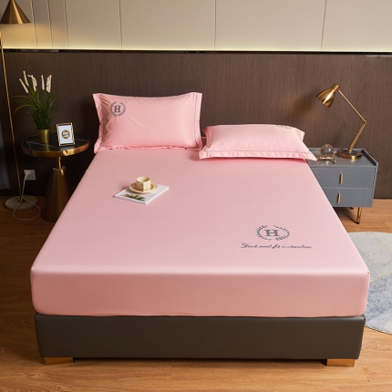 91家纺网 家纺一手货源 找家纺 冰丝床笠单件可水洗夏天床罩防尘罩轻奢床套罩床垫套罩全包三件套