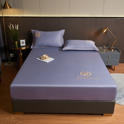 91家纺网 家纺一手货源 找家纺 冰丝床笠单件可水洗夏天床罩防尘罩轻奢床套罩床垫套罩全包三件套