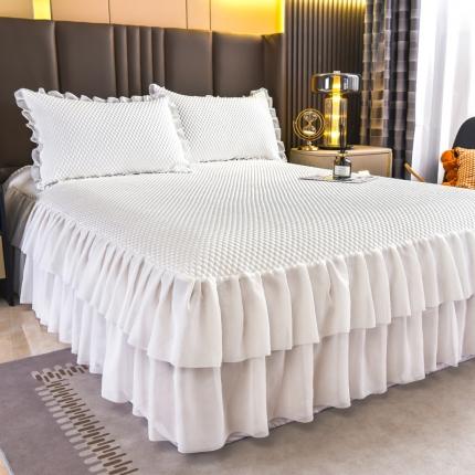 91家纺网 家纺一手货源 找家纺 （总）锦罗绣 2024新款冰豆豆凉席 床裙款