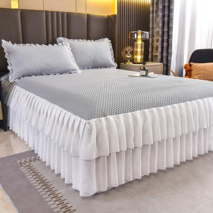 91家纺网 家纺一手货源 找家纺 （总）锦罗绣 2024新款冰豆豆凉席 床裙款