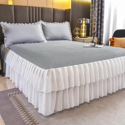 91家纺网 家纺一手货源 找家纺 （总）锦罗绣 2024新款冰豆豆凉席 床裙款