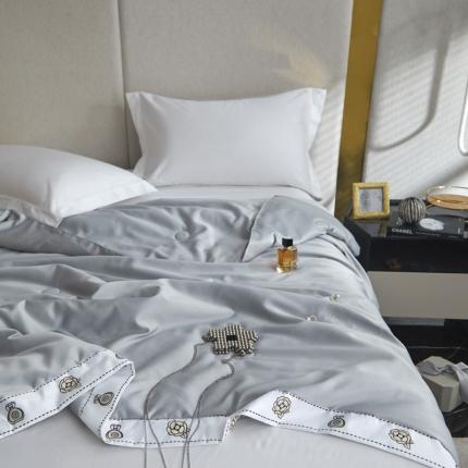 91家纺网 家纺一手货源 找家纺 （总）凡客家居 2022新款水洗天丝薄荷纤维山茶花赫本夏被