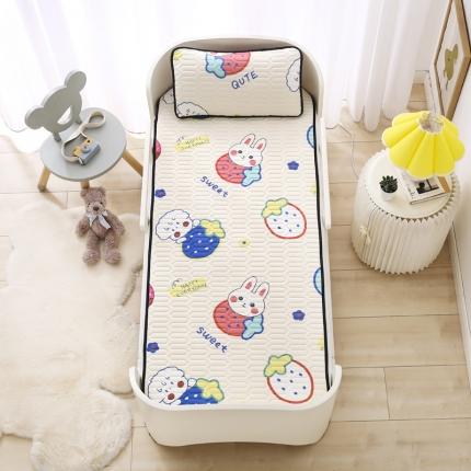 91家纺网 家纺一手货源 找家纺 （总）鱼宝 2022新款儿童凉感乳胶席两件套