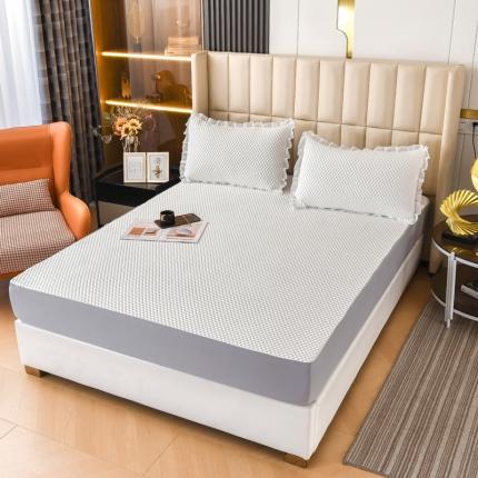 锦罗绣 2024新款冰豆豆凉席 床笠款 床笠款豆豆-白