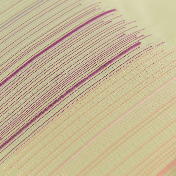 91家纺网 家纺一手货源 找家纺 艾米 2025新款春夏水洗真丝四件套-星月 薄荷绿