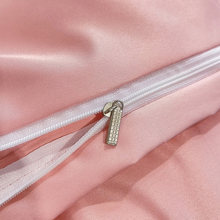 91家纺网 家纺一手货源 找家纺 艾米 2025新款春夏水洗真丝四件套-星月 豆沙