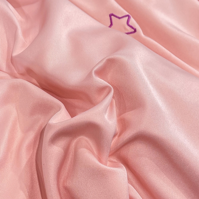 91家纺网 家纺一手货源 找家纺 艾米 2025新款春夏水洗真丝四件套-星月 豆沙