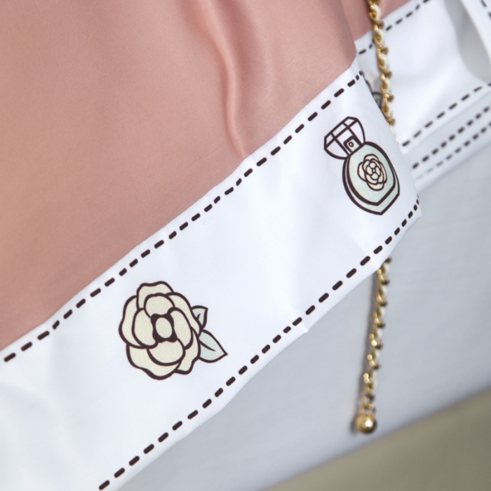 91家纺网 家纺一手货源 找家纺 凡客家居2022新款水洗天丝薄荷纤维山茶花赫本夏被赫本-豆沙