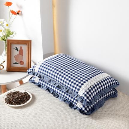 91家纺网 家纺一手货源 找家纺 总织布人2022新款全棉水洗棉荞麦枕头枕芯-大花边系列