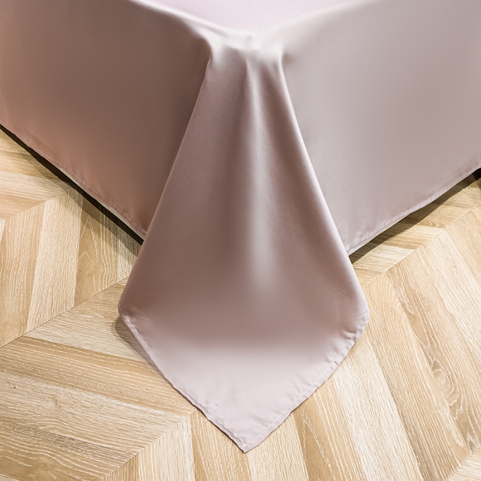 91家纺网 家纺一手货源 找家纺 琪格格 2022新款水洗真丝刺绣四件套 A都市羽毛银灰