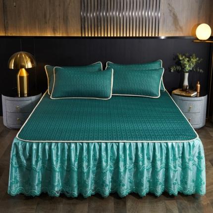 91家纺网 家纺一手货源 找家纺 （总）湘之帛 2024新款乳胶印花床裙席套件