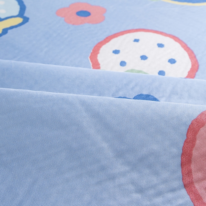 91家纺网 家纺一手货源 找家纺 琪格格 2022新款复合冰丝席凉席 魔力草莓蓝