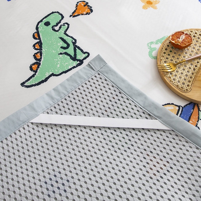 91家纺网 家纺一手货源 找家纺 琪格格 2022新款复合冰丝席凉席 无敌小恐龙