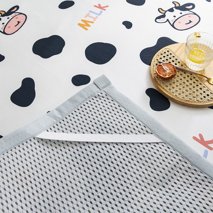 91家纺网 家纺一手货源 找家纺 琪格格 2022新款复合冰丝席凉席 小奶牛