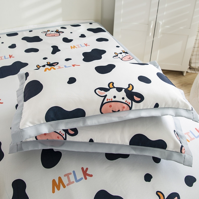 91家纺网 家纺一手货源 找家纺 琪格格 2022新款复合冰丝席凉席 小奶牛