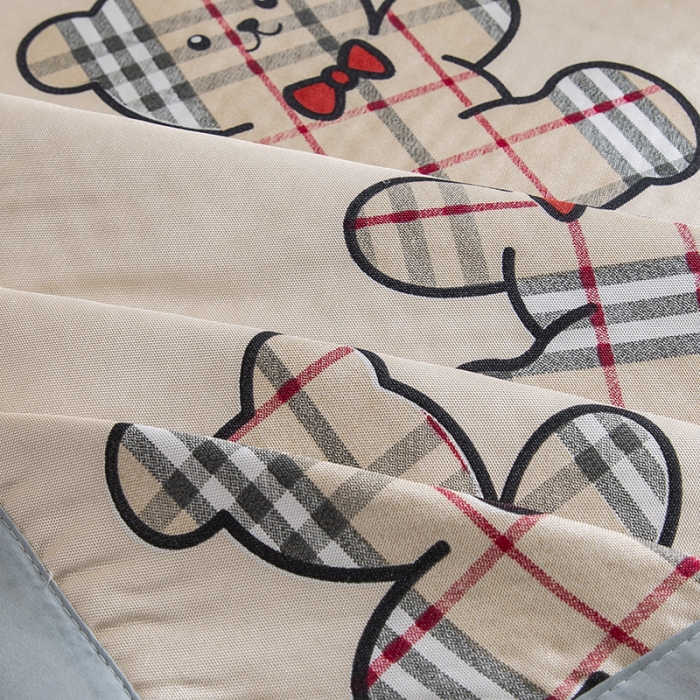 91家纺网 家纺一手货源 找家纺 琪格格 2022新款复合冰丝席凉席 英伦熊