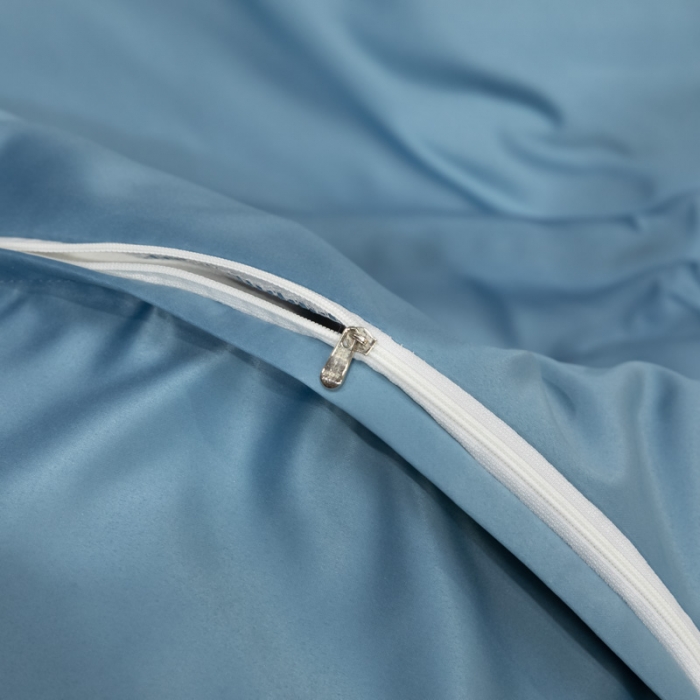 91家纺网 家纺一手货源 找家纺 欧乐蒂 2022新款A版水洗真丝B版全棉四件套-简爱 简爱-宾利蓝